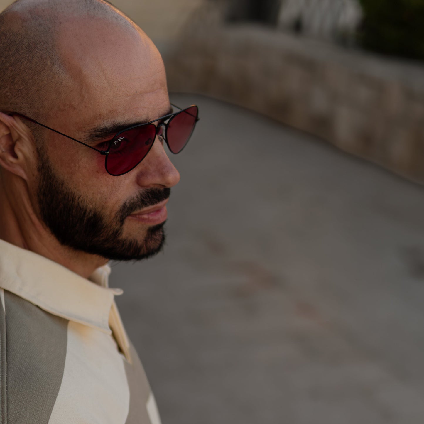 AVIATOR REDDISH ONBLACK